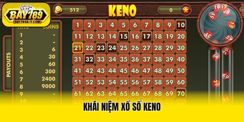 Khái niệm xổ số Keno